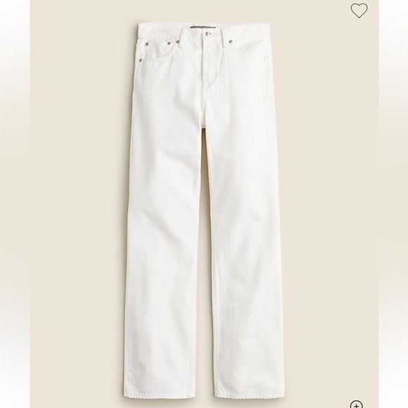 Jcrew Point Sur loose straight jean in white 29 - Picture 9 of 9
